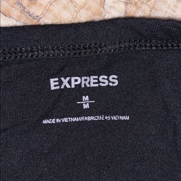 Express Black Suckered Sides T-shirt Medium - Picture 6 of 6